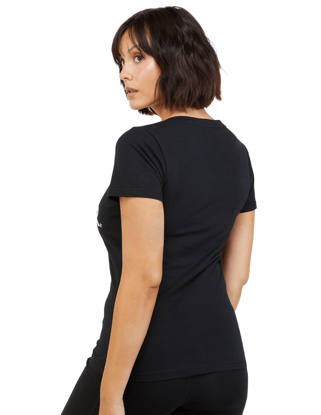 Hustler Classic Logo V Neck Tee