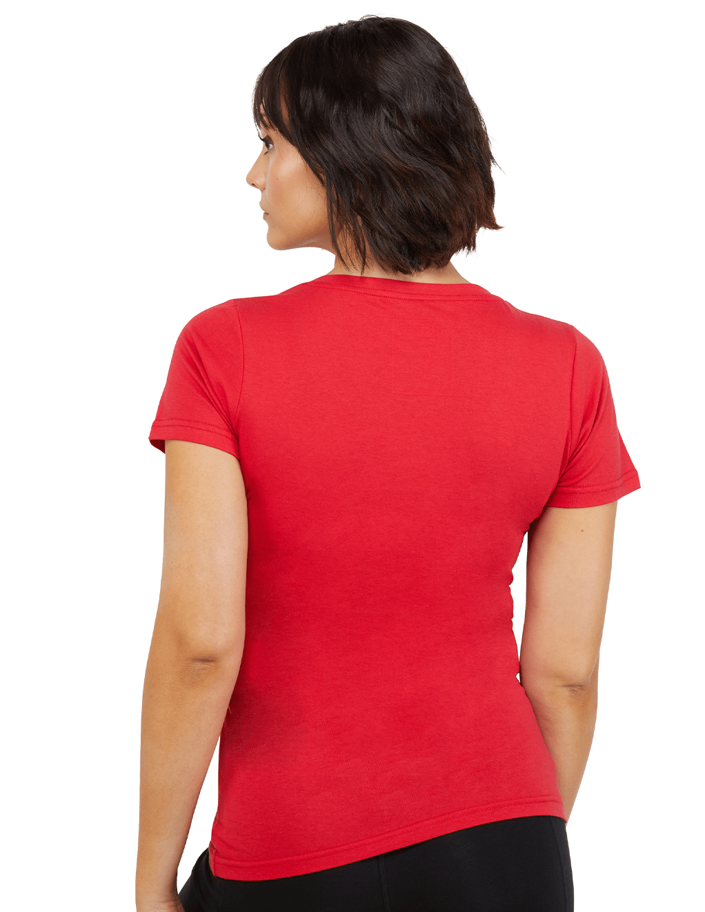 Hustler Classic Logo V Neck Tee