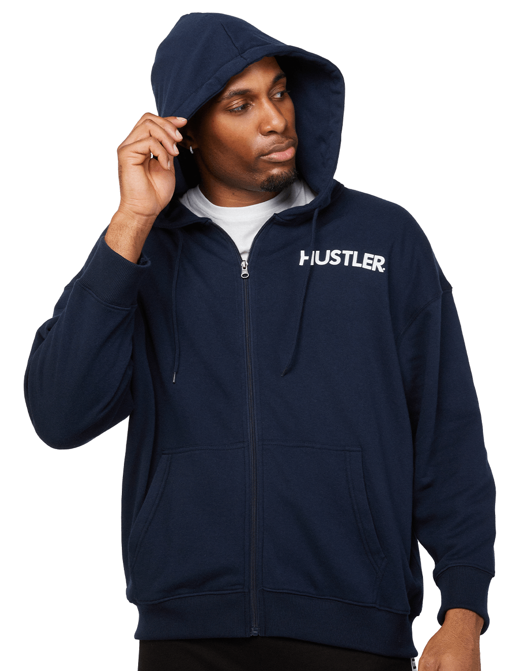 Hustler Classic Logo Zip Hoodie