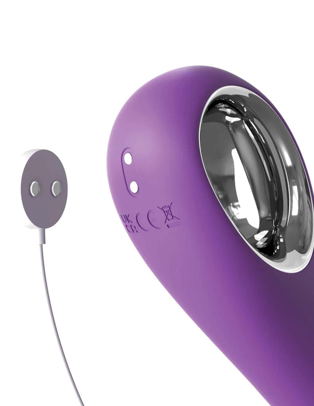 Vibrador Succionador Para Punto G Y Clitoris Morado Fantasy For Her Ultimate Pleasure Pro