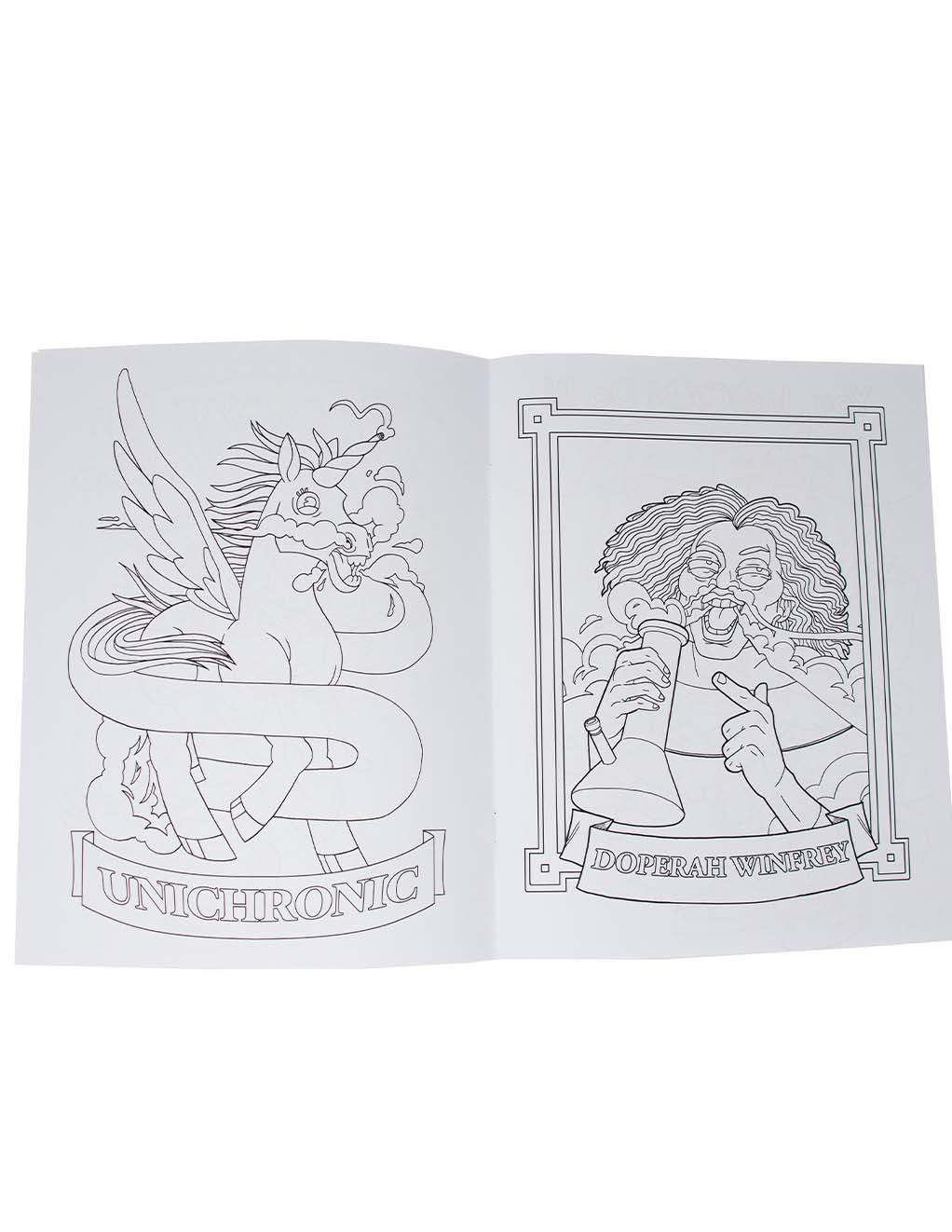 High AF Coloring Book- inside