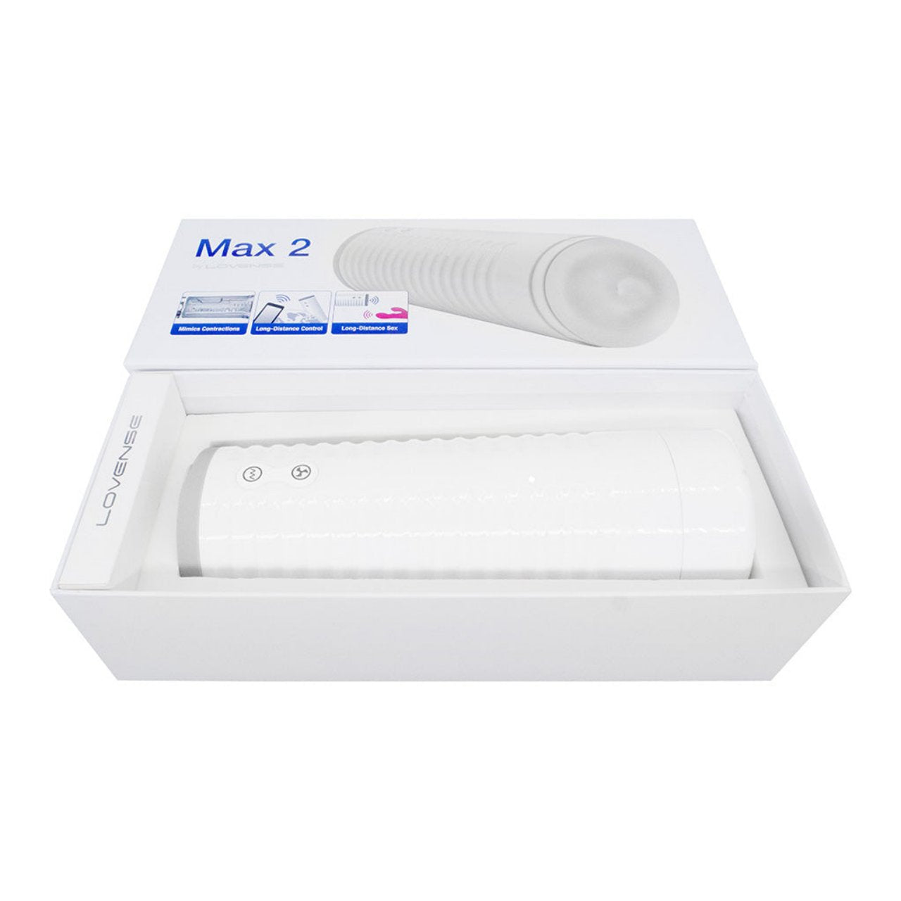 Lovense Max 2 Bluetooth Remote Control Male Masturbator- Open box