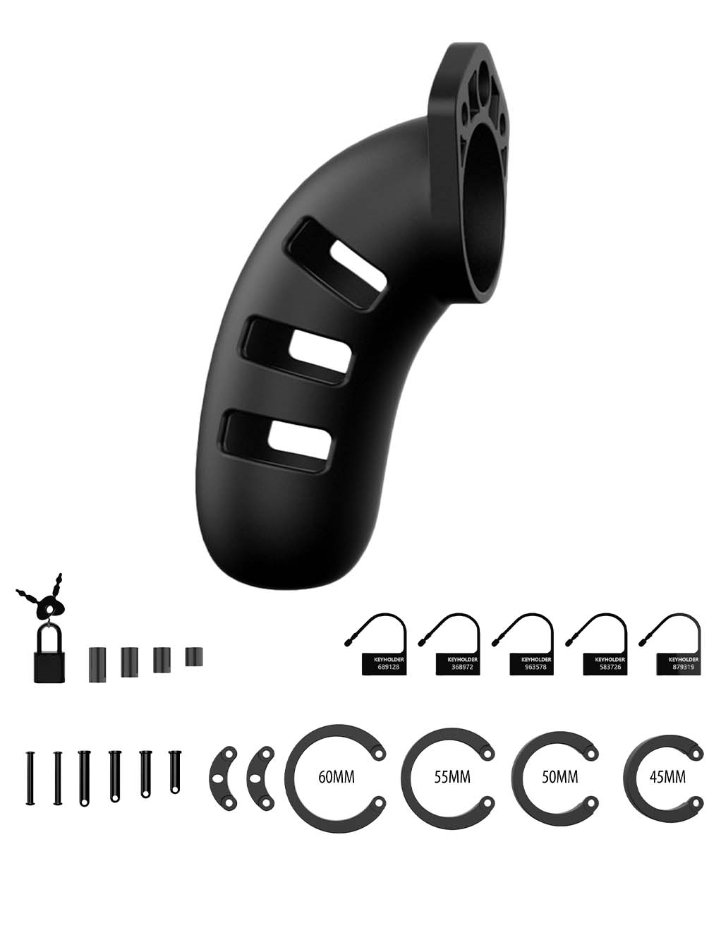 ManCage Model 21 Silicone Cock Cage 4.5"- Kit