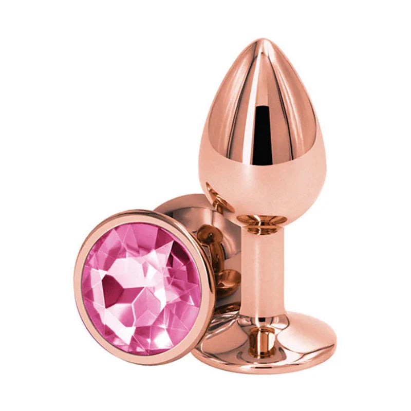 Entrenador Anal Mediano Rosa Gold