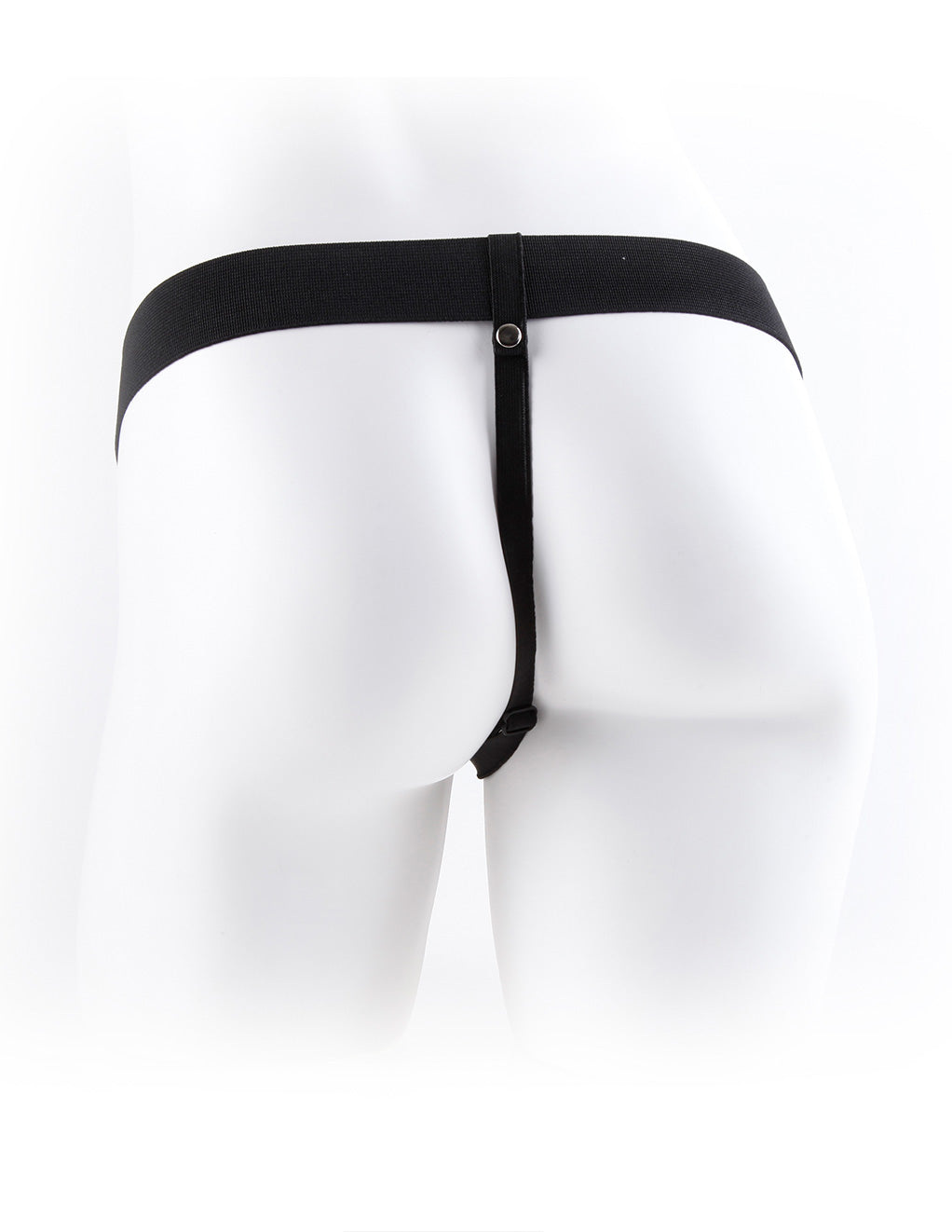 Fetish Fantasy Series 7 Inch Vibrating Hollow Strap-On- Back