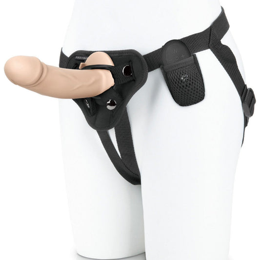 Pegasus 6.5" Realistic Dildo Strap-On Set- Front