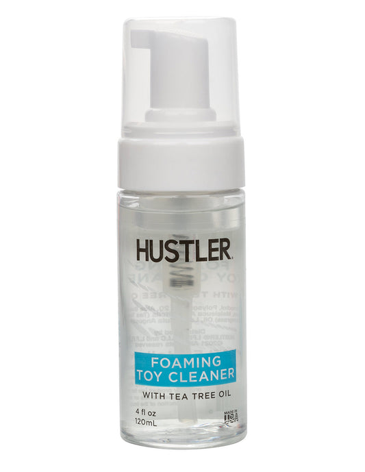 HUSTLER® Tea Tree Foaming Toy Cleaner- Front