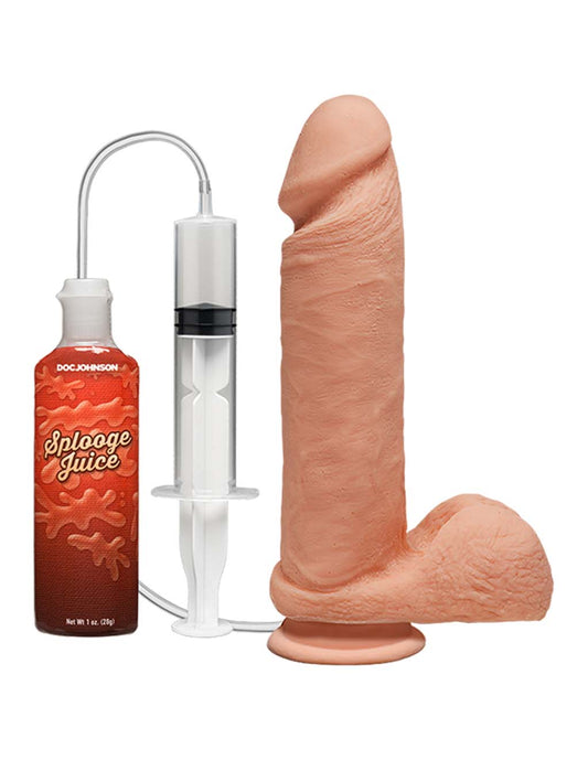 Perfect D 8" Squirting Dildo w/ Balls- Main
