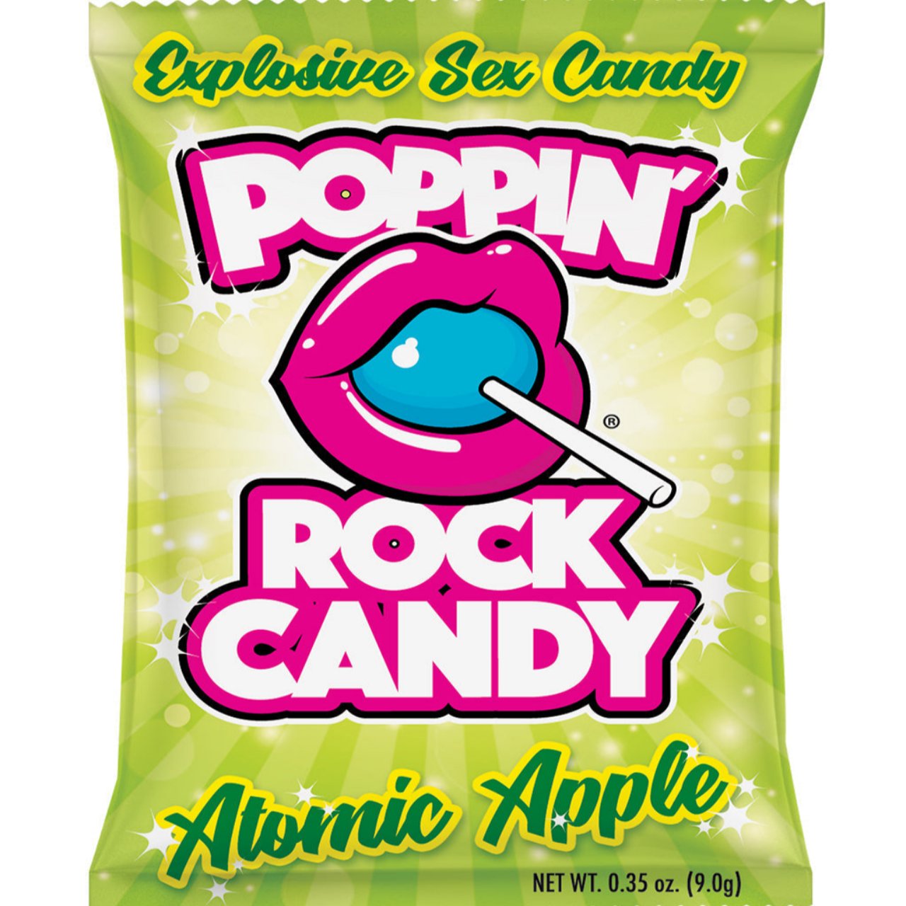 Popping Rock Candy- Atomic Apple- Front