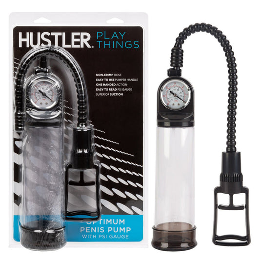 Hustler® Playthings Optimum Penis Pump- With package