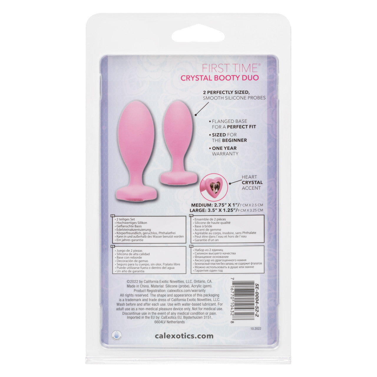 Entrenador Anal De Cristal First Time