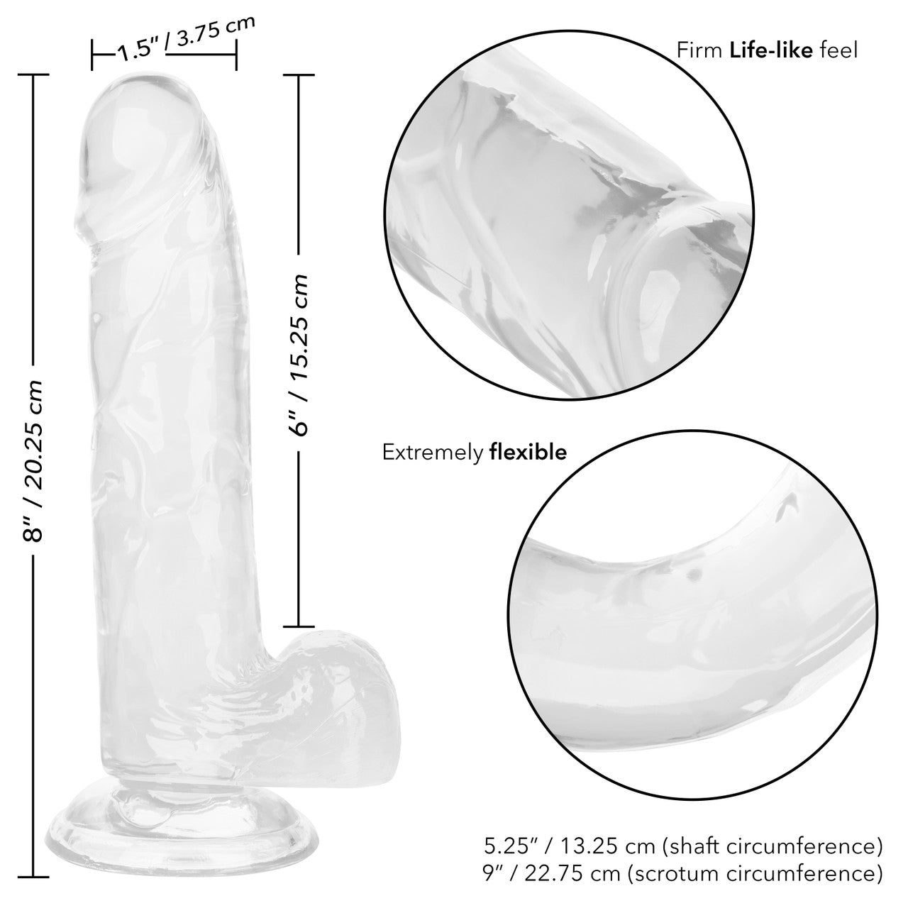 Size Queen® 6"/15.25 Cm
