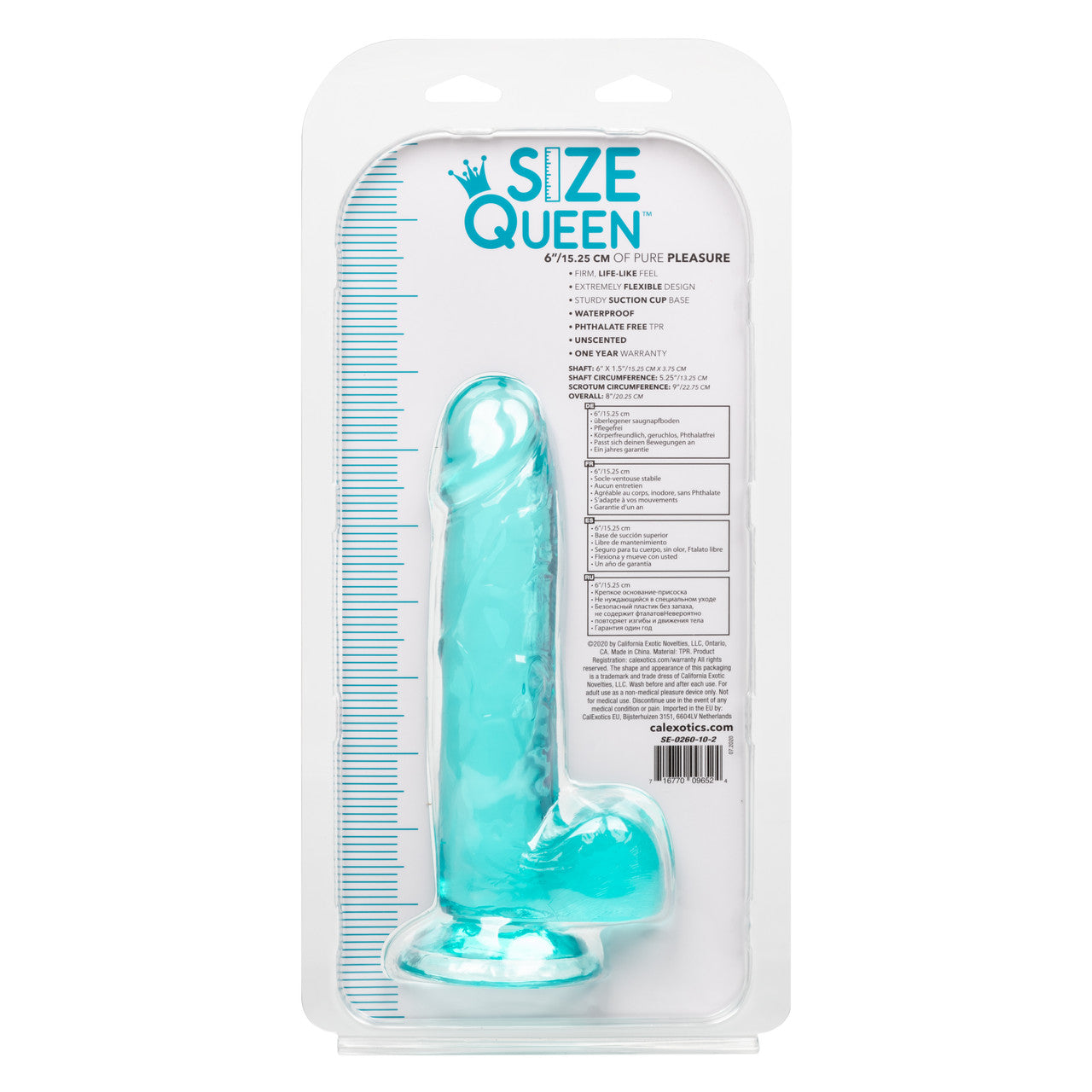 Size Queen® 6"/15.25 Cm