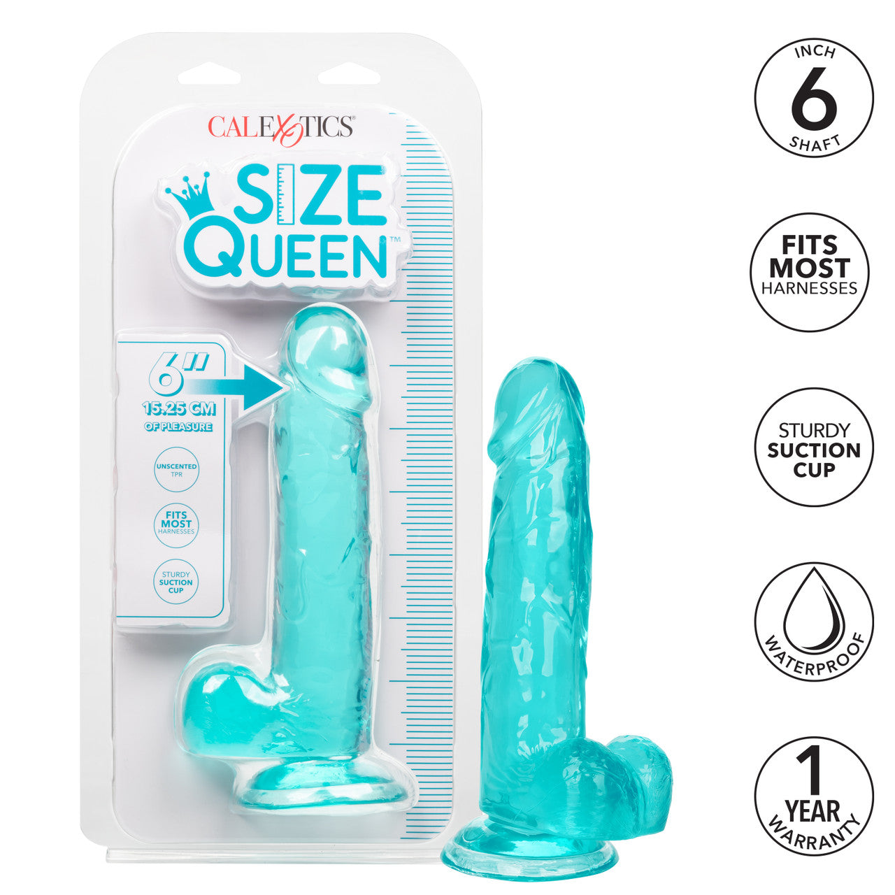 Size Queen® 6"/15.25 Cm