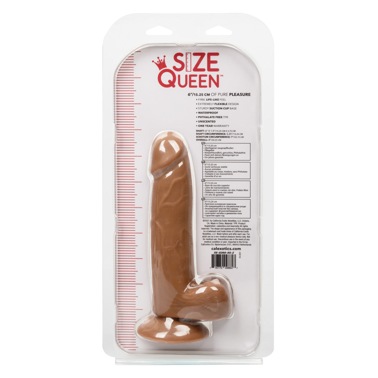 Size Queen® 6"/15.25 Cm