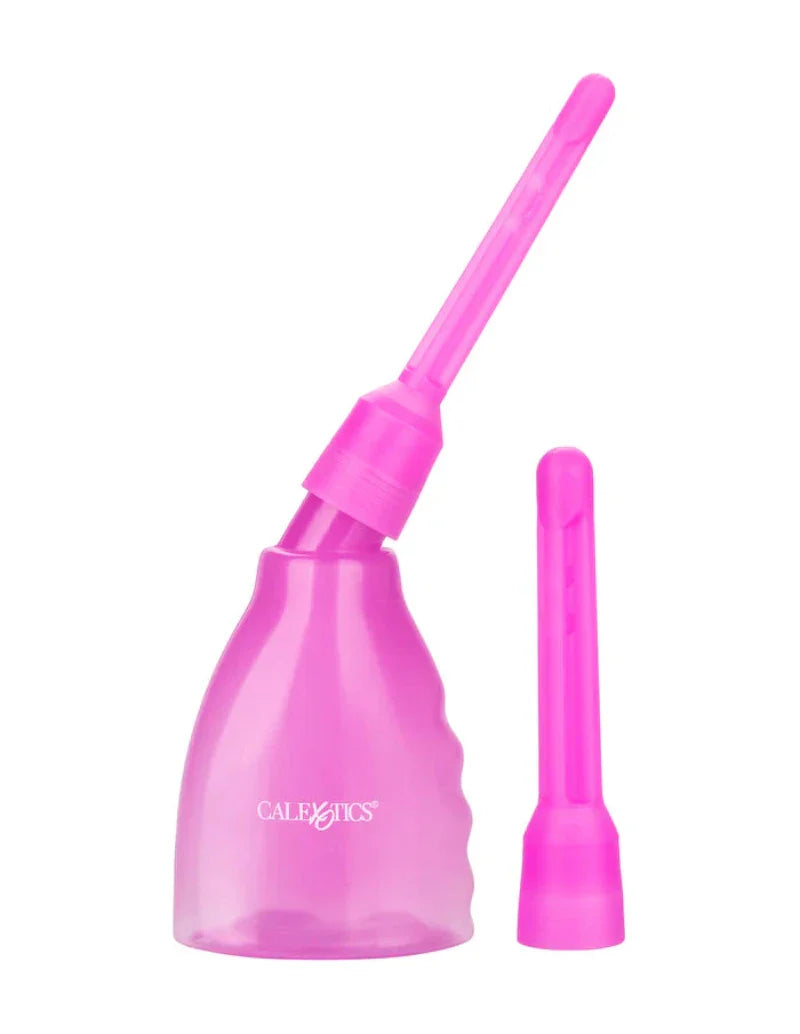 Ducha  Anal Y Vaginal De 3 Piezas Morada Ultimate Douche Anal Morado Calexotics