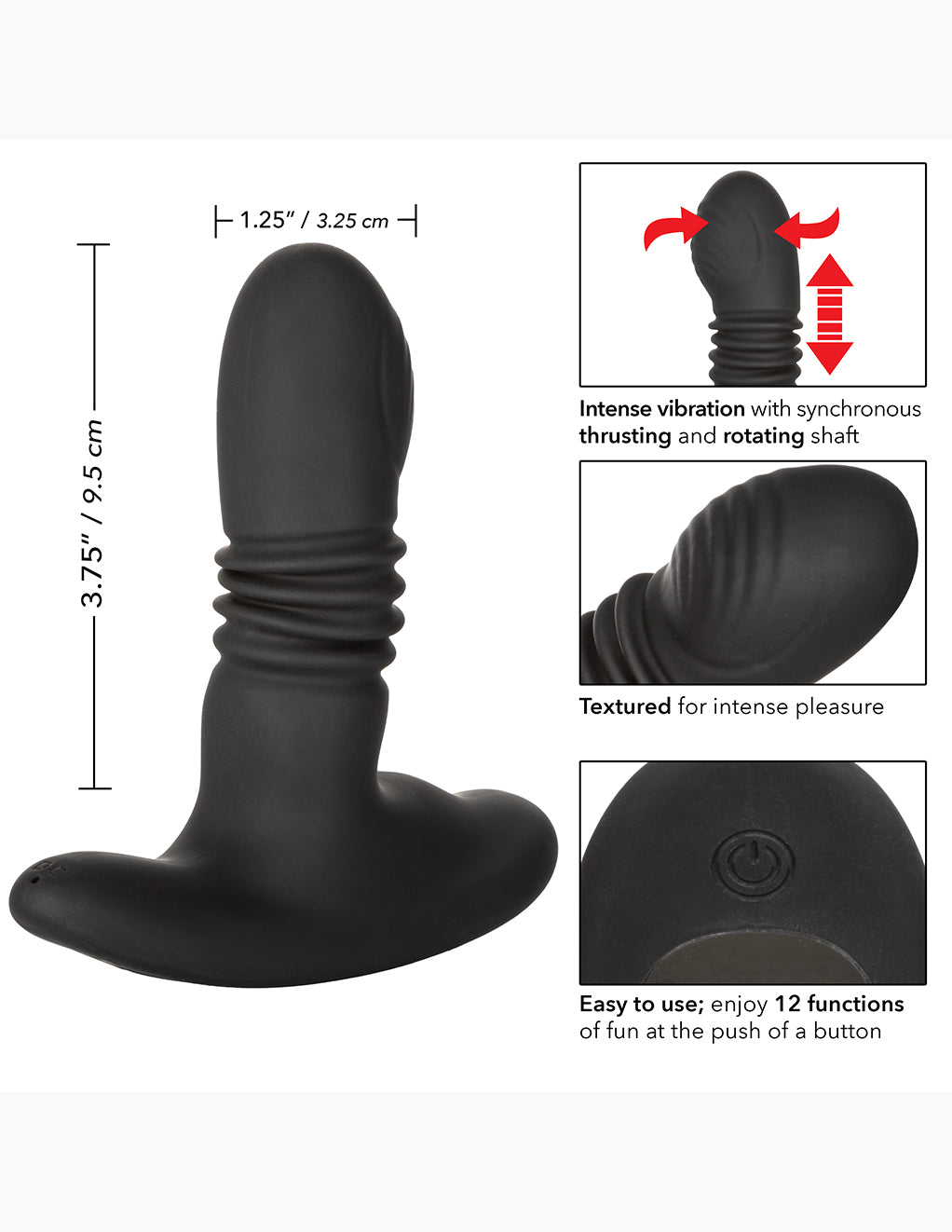 Eclipse Thrusting Rotator Probe- Size Dimensions