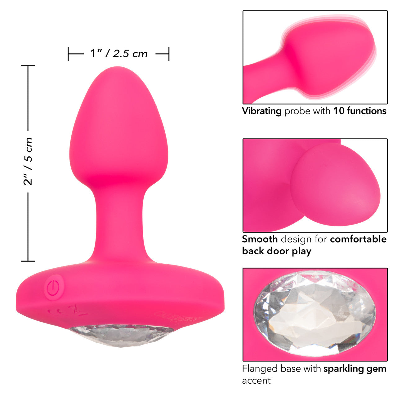 Entrenador Anal Recargable Pequeño Probe
