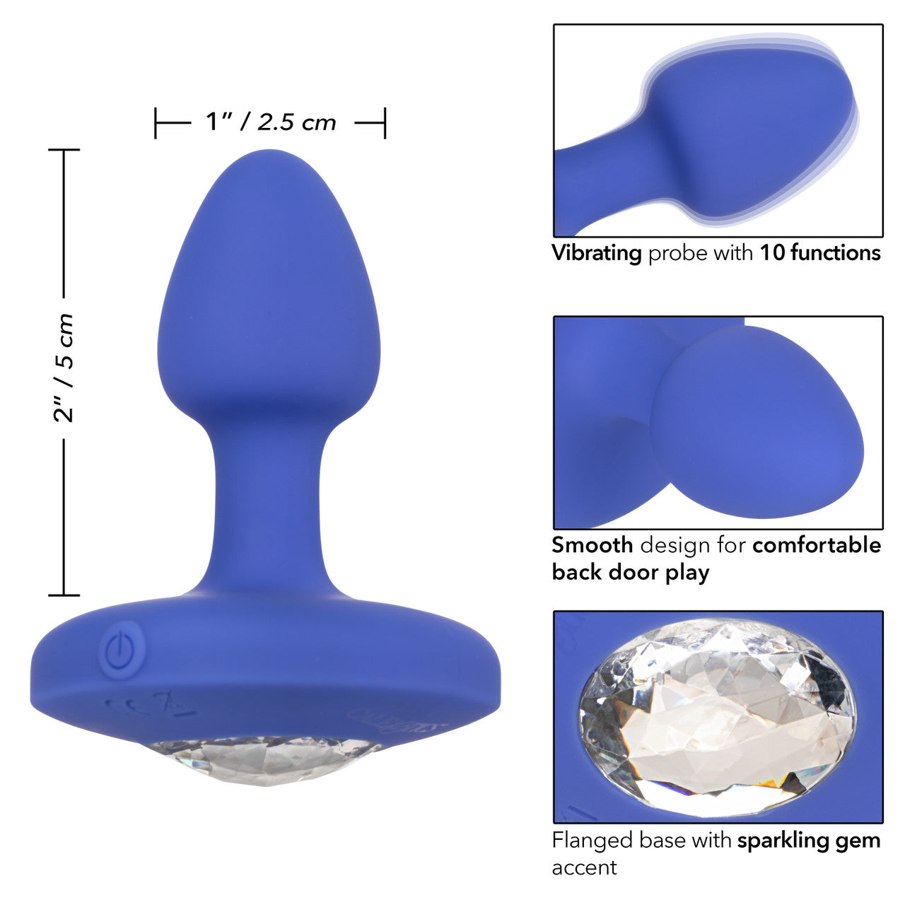 Entrenador Anal Recargable Pequeño Probe