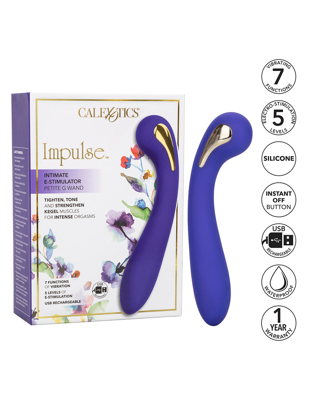 Impulse Electro-Stimulator Petite G-Spot Vibrator- Features