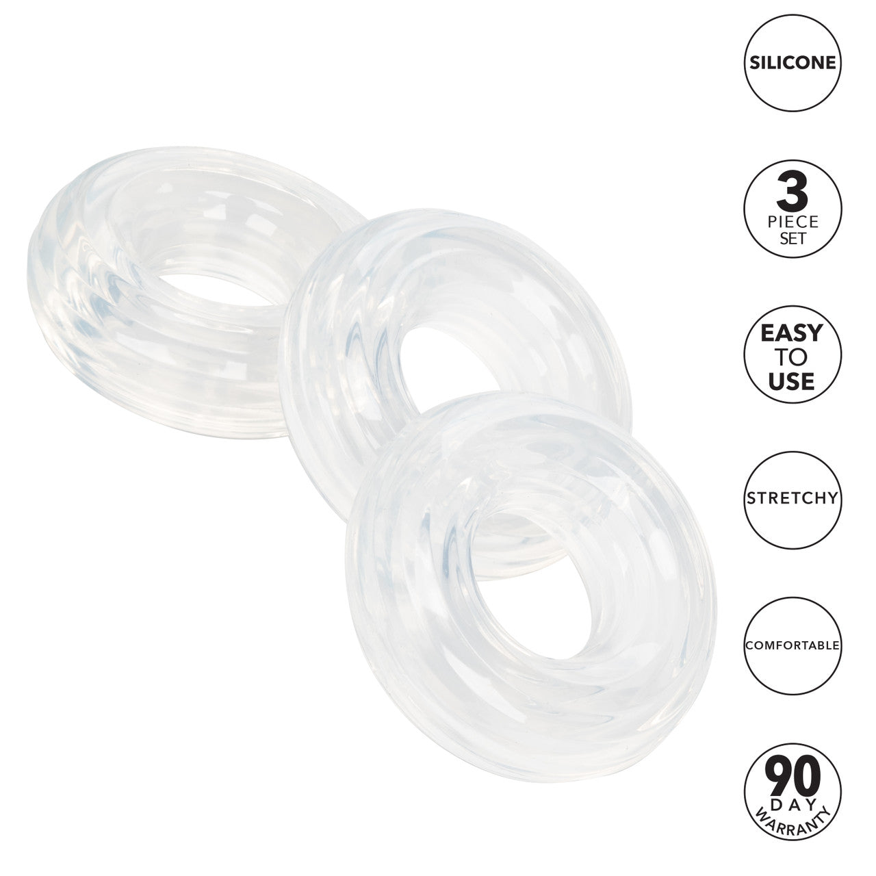 Juego De 3 Anillos Apilables