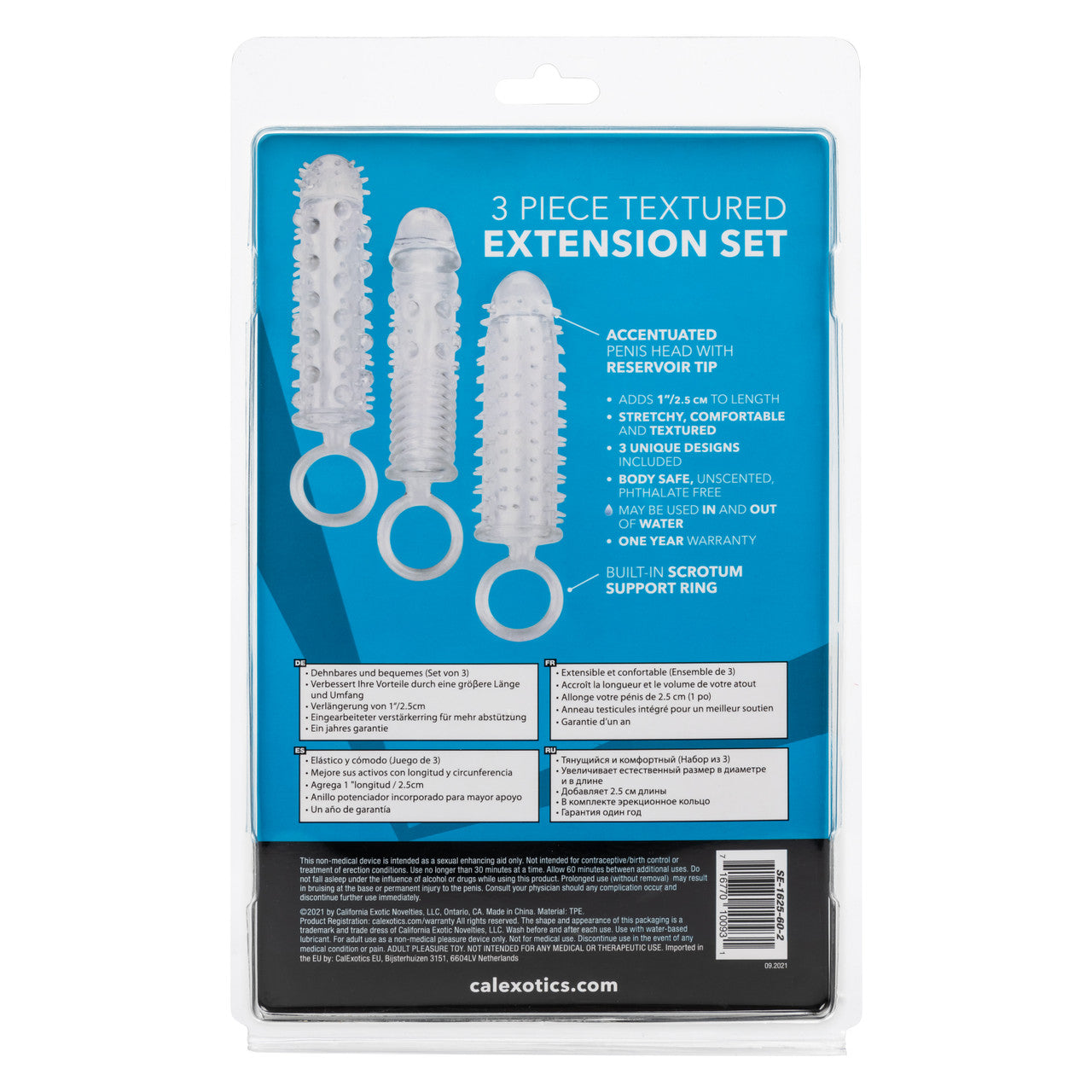 Juego De Extensión Texturizada De 3 Piezas