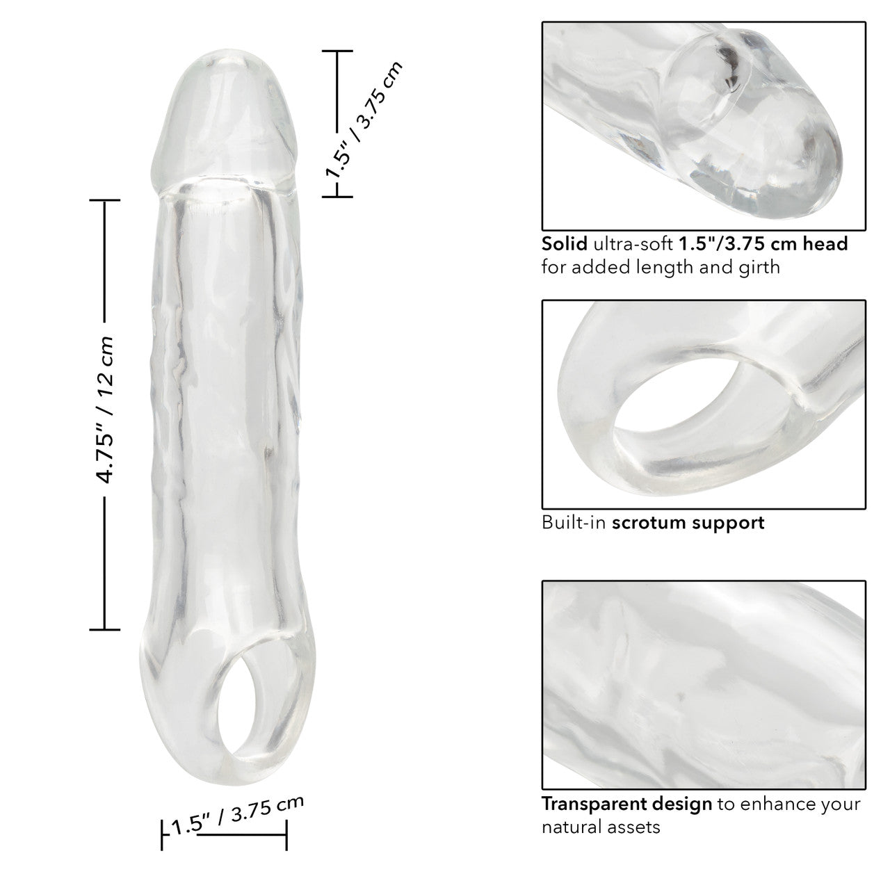Extensión Transparente Performance Maxx De 6,5"