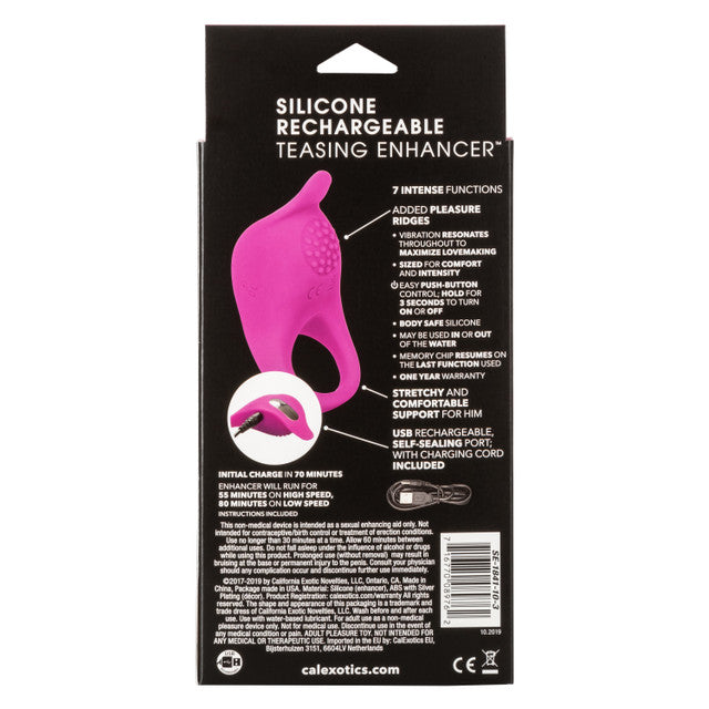 Silicone Rechargeable Teasing Enhancer