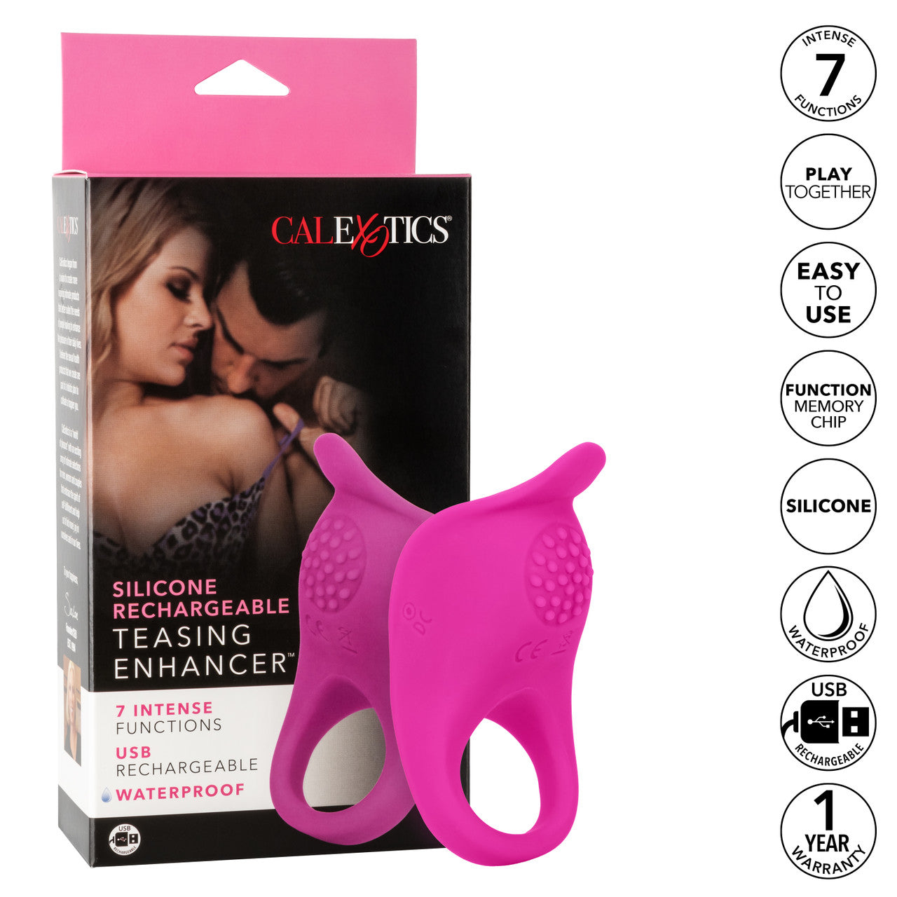 Silicone Rechargeable Teasing Enhancer