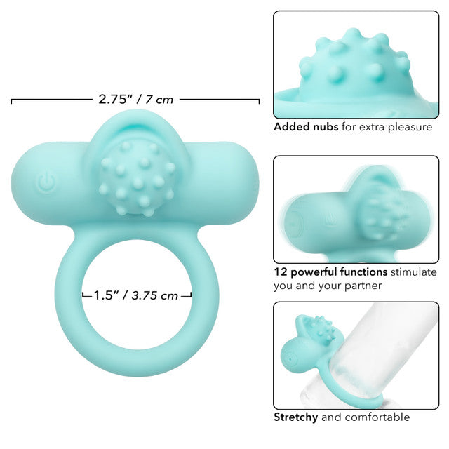 Silicone Rechargeable Nubby Lover’S Delight