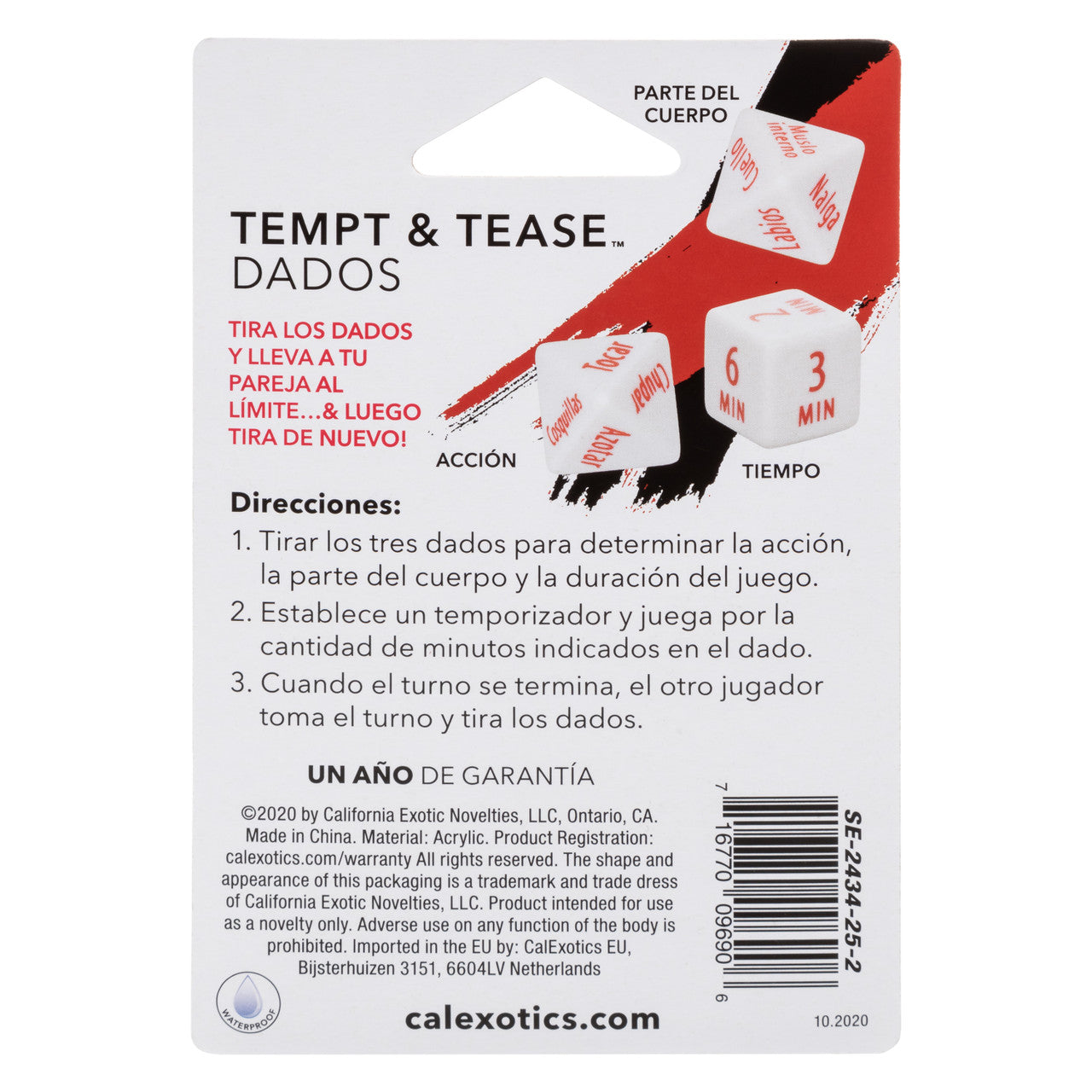 Dados Tempt & Tease