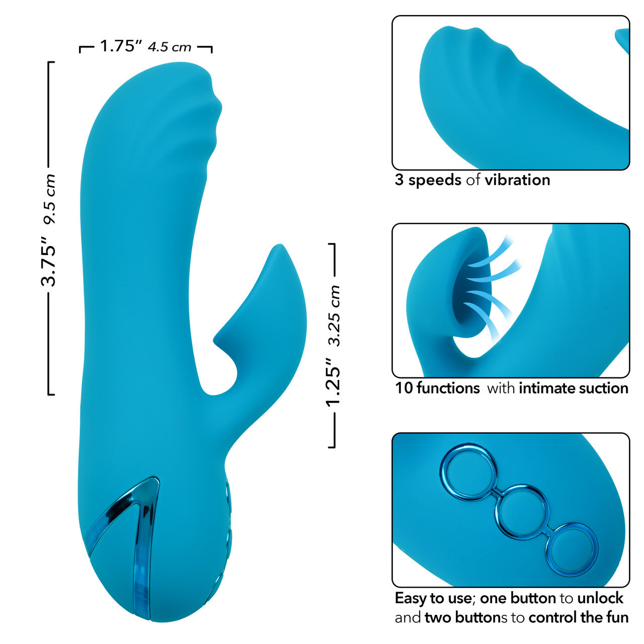 Vibrador Succionador Clitorial California Dreaming Sunset Beach Seducer