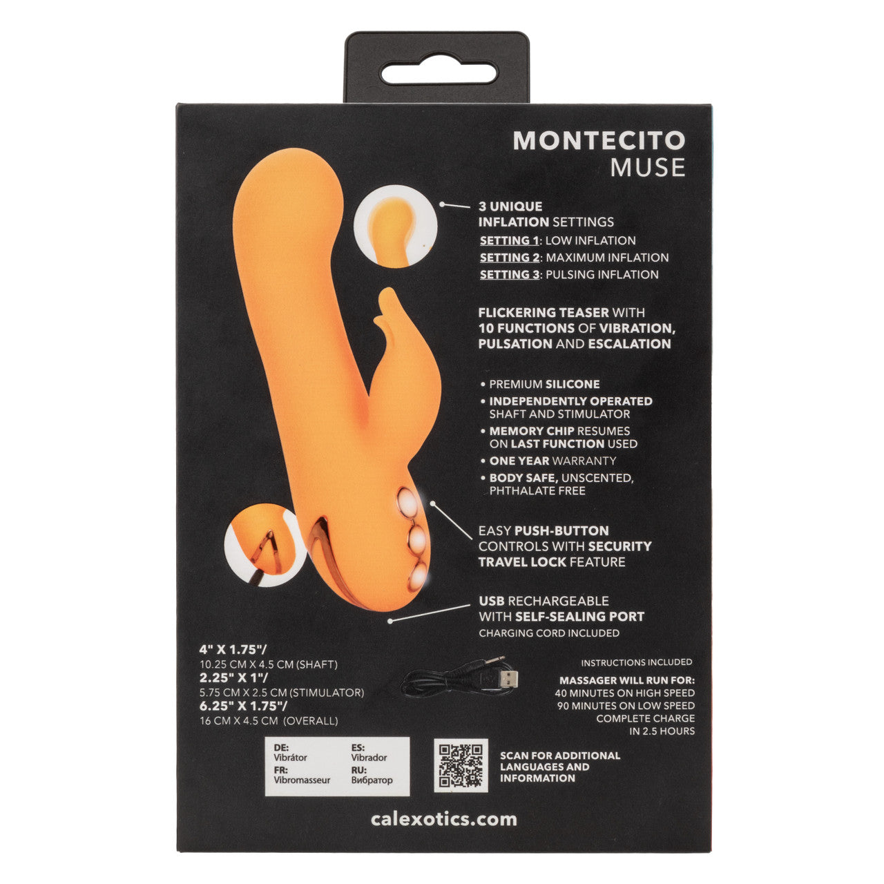 Vibrador  Con Sensación De Inflado Automático California Dreaming Montecito Muse