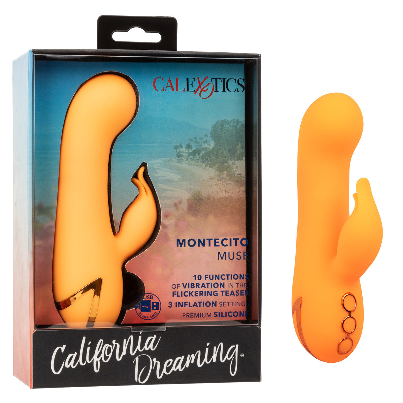 Vibrador  Con Sensación De Inflado Automático California Dreaming Montecito Muse
