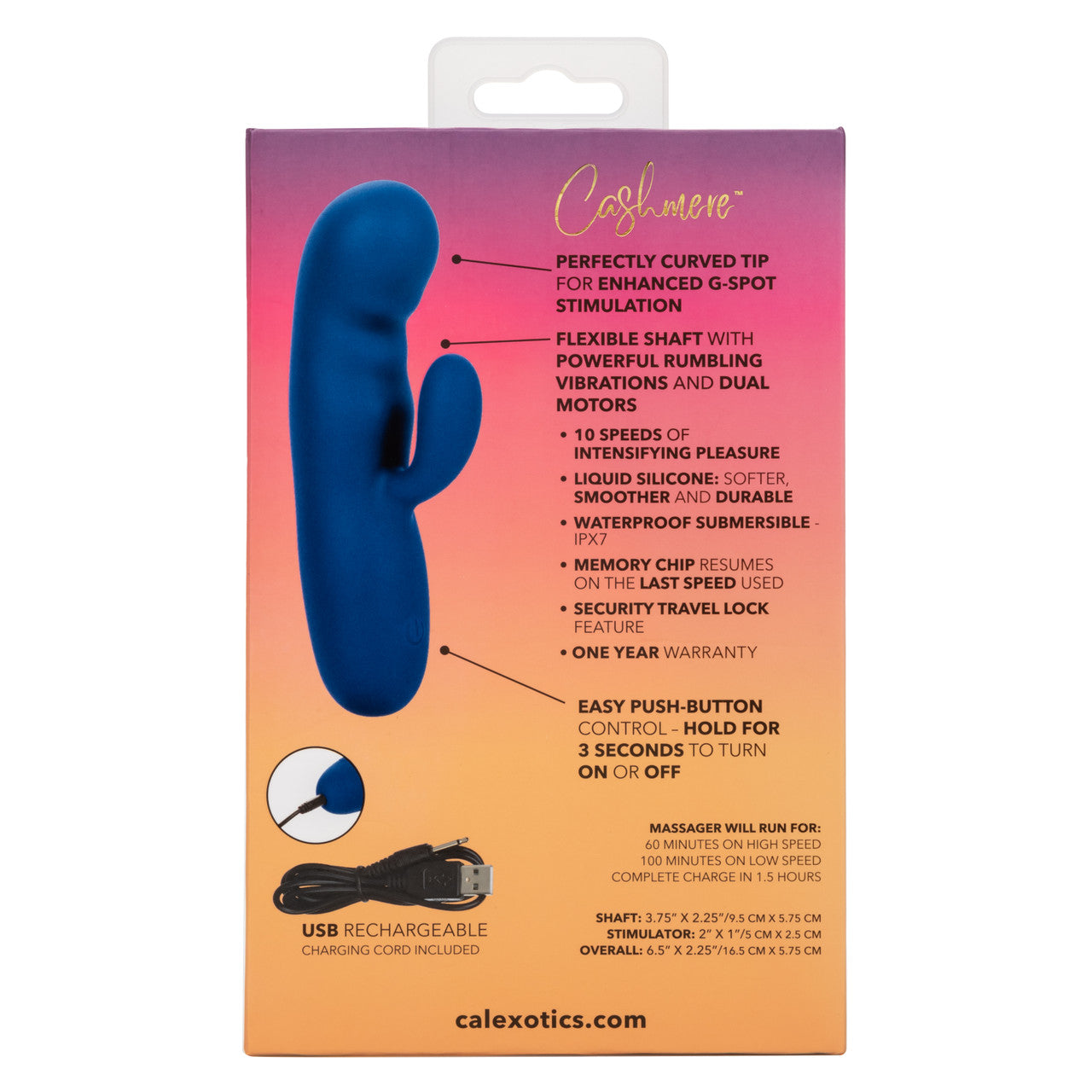 Vibrador Masajeador Doble Cashmere Silk Duo