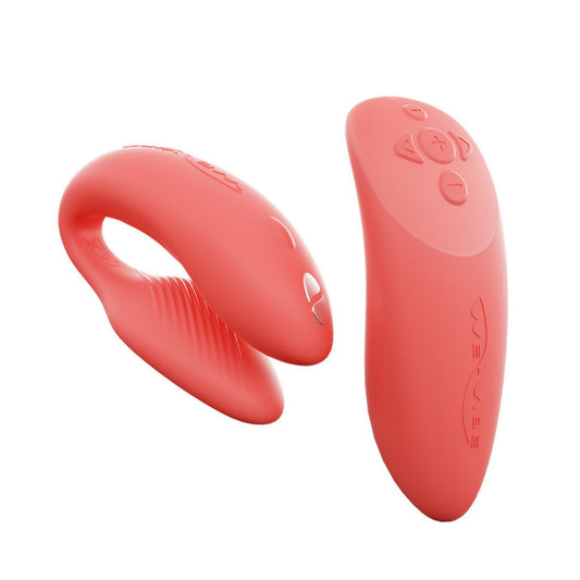 We-Vibe Chorus- Crave Coral- Front with remote