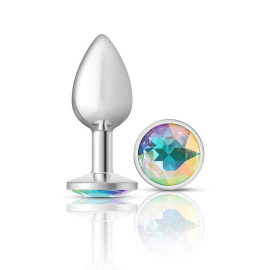 Cheeky Charms Silver Round Iridescent- Small