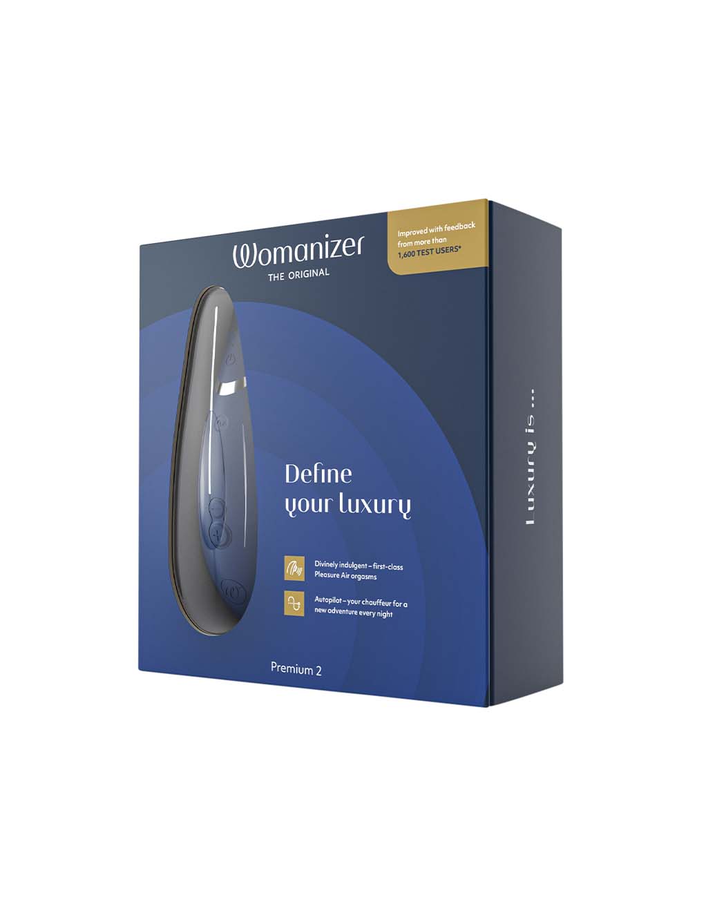 Womanizer Premium 2- Box- Angled