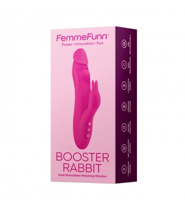 Dildo Vibrador Con Rotacion De 360° Femme Fun Booster Rabbit