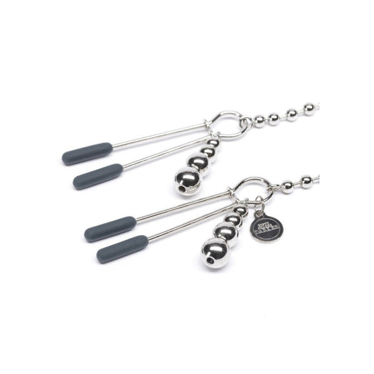 Fifty Shades Darker At My Mercy Beaded Chain Nipple Clamps