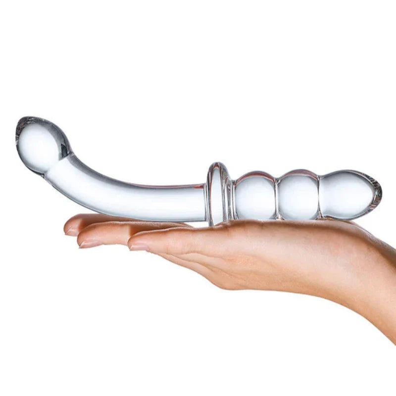 Consolador De Vidrio  Ribbet G-Spot 8"