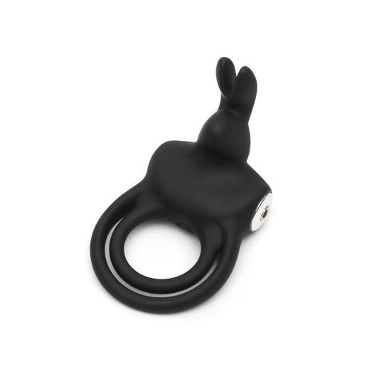 Happy Rabbit Love Ring Rechargeable Black