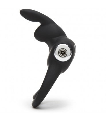 Happy Rabbit Love Ring Rechargeable Black