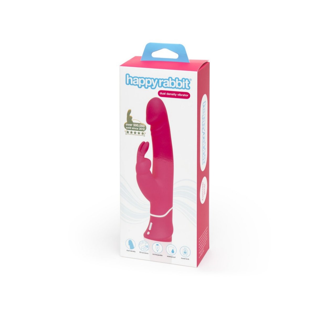 Vibrador Con Estimulador De Clitoris  Density Rabbit Vibrator Pink