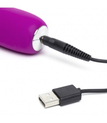 Vibrador Conejito Con Estimulador De Clitoris Happy Rabbit Slimline Realistic Purple