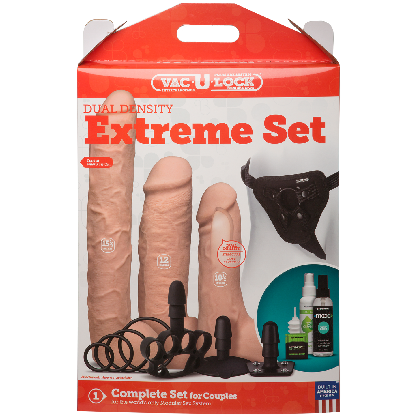 Vac-U-Lock - Juego Extreme de doble densidad - Vainilla