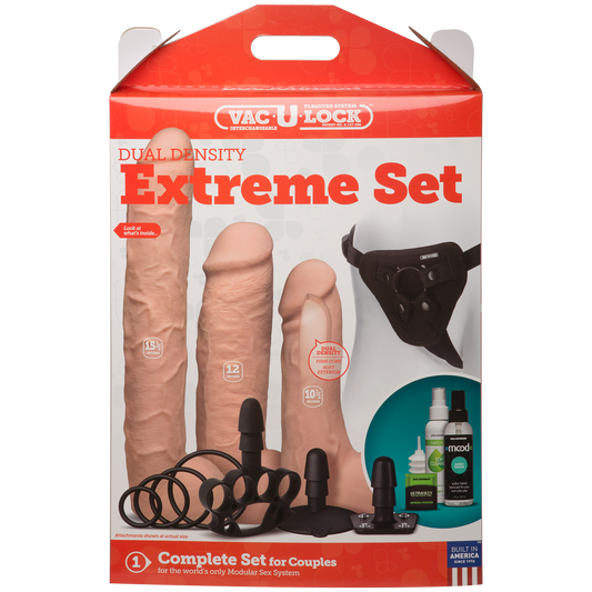 Vac-U-Lock - Juego Extreme de doble densidad - Vainilla