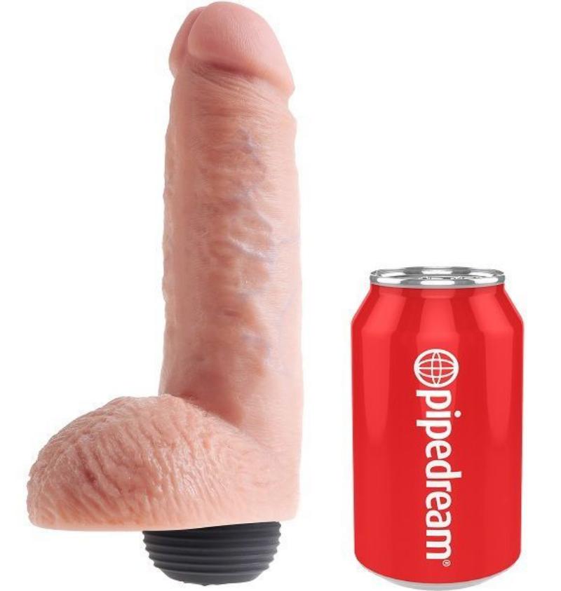Pene Realistico Eyaculador Natural 8" King Cock