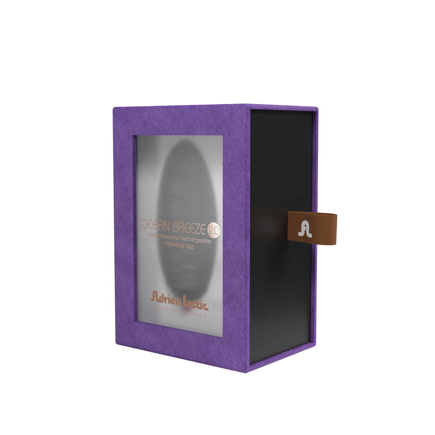 Adrien Lastic - Ocean Breeze 2.0 - Huevo vibrador recargable ultra potente - Negro