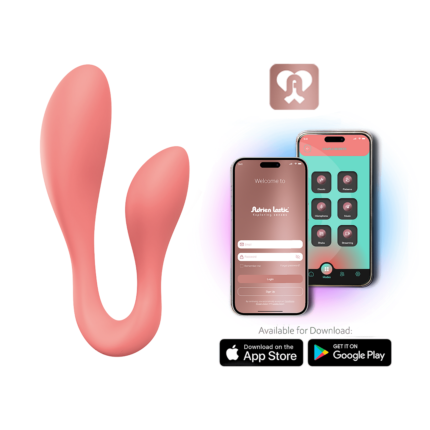 Adrien Lastic - Couple Secrets 2.0 - Doble penetración sin manos - Naranja